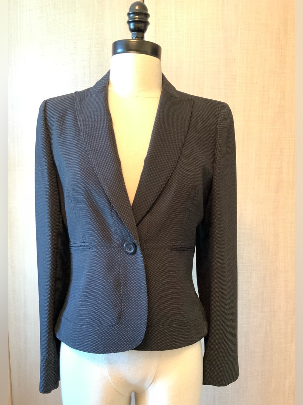 Anne Klein Women's Blazer Black Work or Casual size 4P
